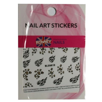 RONNEY - Naklejki na paznokcie NAILART STICKERS RN 165   